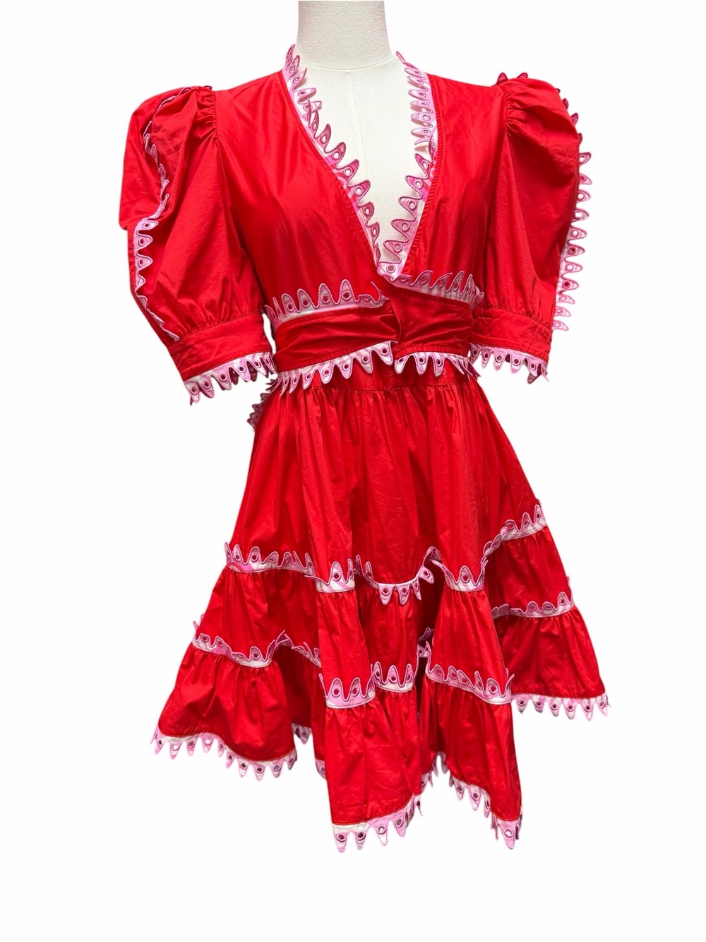 C_11 Celia B Red Haley Dress